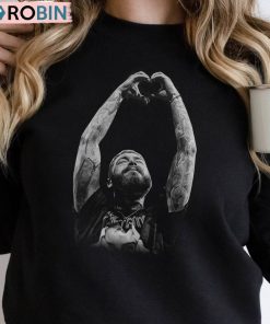 Post Malone Music Rap Shirt, Vintage If Y All Weren T Here I D Be Crying Long Sleeve Tee Tops