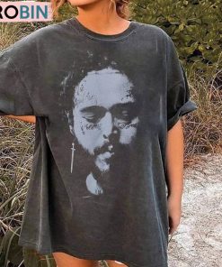 Post Malone Vintage Shirt, Concert Retro Music Unisex Hoodie Short Sleeve
