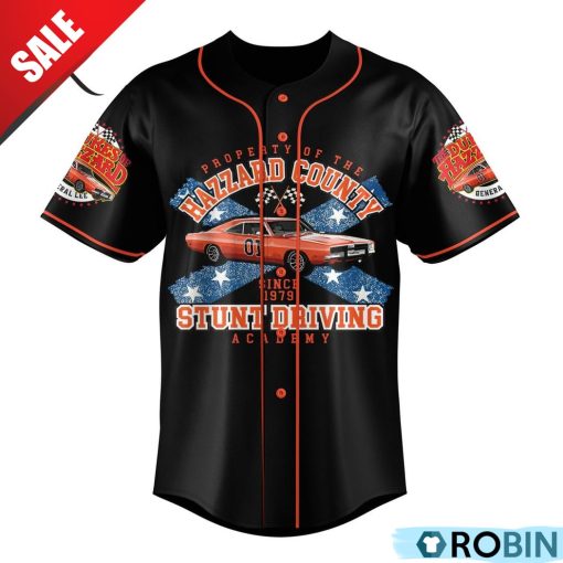 Property Of The Hazzard County Stunt Driving Academy Custom Baseball Jersey Shirt Style