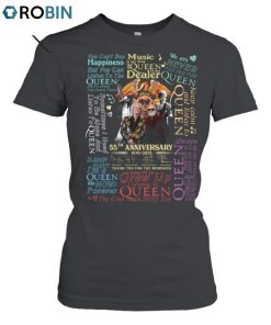 Queen Band 55th Anniversary Signature Thank You For The Memories Unisex Shirt