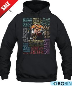 Queen Band 55th Anniversary Signature Thank You For The Memories Unisex Shirt, Hoodie