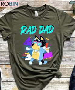 Rad Dad Retro Shirt, Dad Cool Dad Club Unisex Shirt