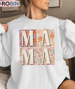 Retro Boho Mama Shirt, Mother S Day Tee Tops T-Shirt Retro Boho Mama Shirt, Mother S Day Tee Tops T-Shirt