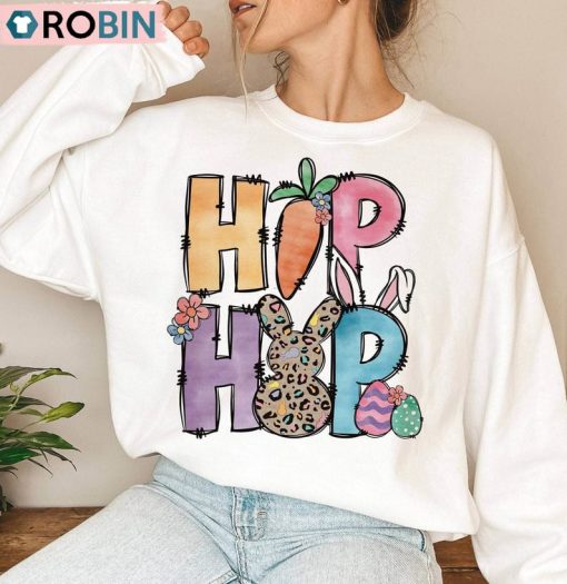 Retro Hip Hop Bunny Shirt, Easter Unisex Shirt, Hoodie, Sweatshirt