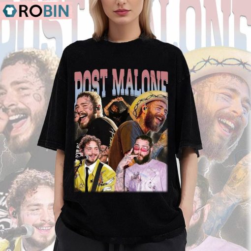 Retro Post Malone Shirt, Post Malone Music Unisex Shirt, Hoodie, Sweatshirt