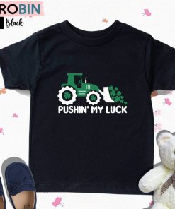 Retro Pushin My Luck Shirt, Gift For Kids Hoodie Sweater
