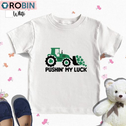 Retro Pushin My Luck Shirt, Gift For Kids Hoodie Sweater