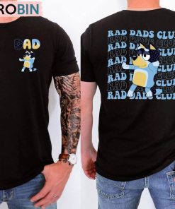 Retro Rad Dads Club Shirt, Bluey Cool Dads Club Crewneck Sweatshirt Tee Tops