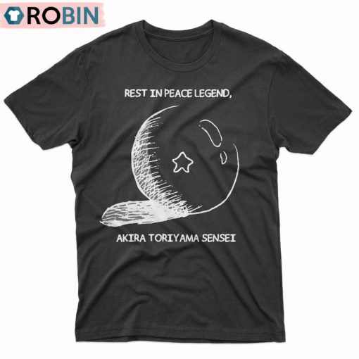 Rip Akira Toriyama Shirt, Thank You Akira Toriyama Dr Slump Dragon Quest Unisex Shirt