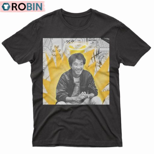 Rip Akira Toriyama Shirt, Thank You Akira Toriyama Dr Slump Short Sleeve Tee Tops