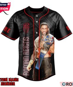 Roman Reigns Roman Empire We The Ones Custom Baseball Jersey