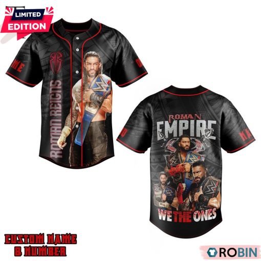 Roman Reigns Roman Empire We The Ones Custom Baseball Jersey