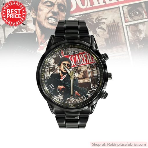 Scarface Black Stainless Steel Watch
