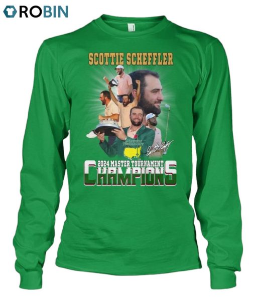 Scottie Scheffler 2024 Master Tournament Champions Unisex Shirt