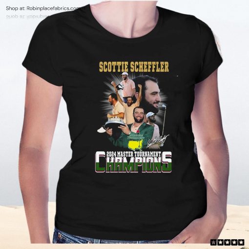 Scottie Scheffler 2024 Master Tournament Champions Unisex Shirt, Hoodie, Sweatshirt