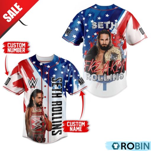 Seth Rollins Freakin Custom Baseball Jersey Shirt Style