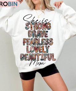 She Is Mom Floral Shirt, Blessed Mom Blessed Mom