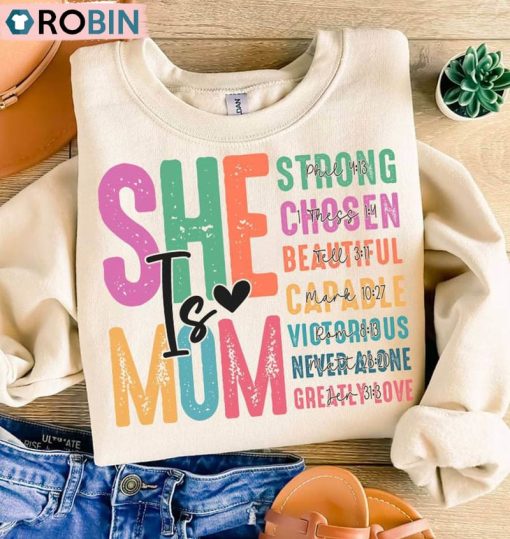 She Is Mom Mother Day Unisex Shirt