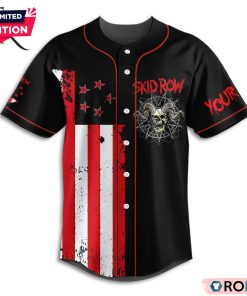 Skid Row Youth Gone Wild Custom Baseball Jersey