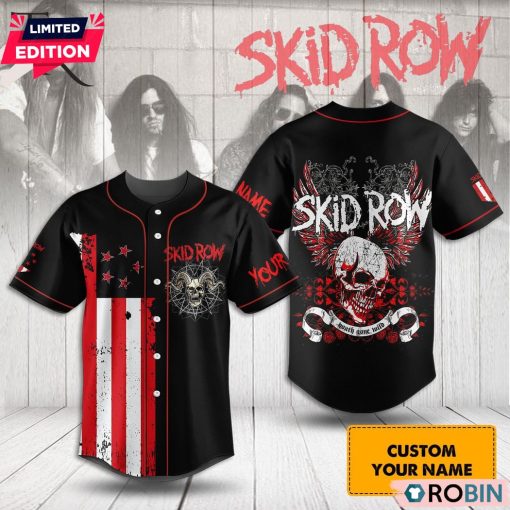 Skid Row Youth Gone Wild Custom Baseball Jersey