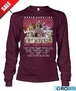 South Carolina Gamecocks 100th Anniversary 1924-2024 Thank You For The Memories Unisex Shirt, Hoodie