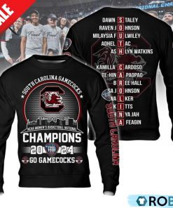 South Carolina Gamecocks NCAA Women’s Basketball National Champions 2024 Hoodie – Black