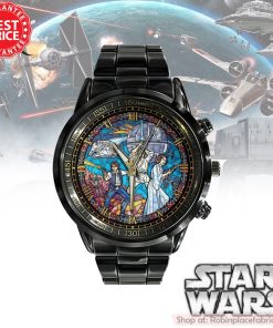 Star Wars Black Stainless Steel Watch