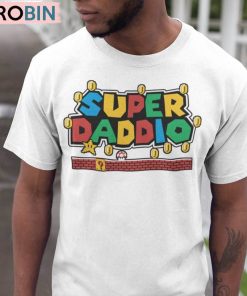 Super Daddio Gamer Dad Shirt, Father’s Day Long Sleeve Sweater