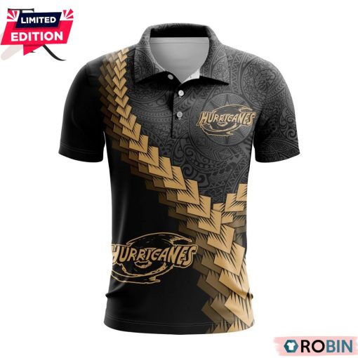 Super Rugby Western Force Special Black And Gold Polo Shirt
