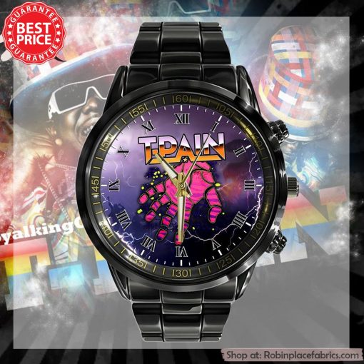 T-Pain Black Stainless Steel Watch