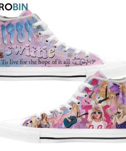 Taylor Swift 1989 Swiftie To Live For The Hope Of It All High Top Shoes