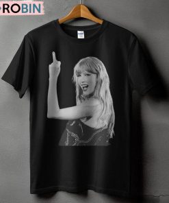 Taylor Swift Middle Finger Shirt, Swift Festival Unisex Hoodie Short Sleeve