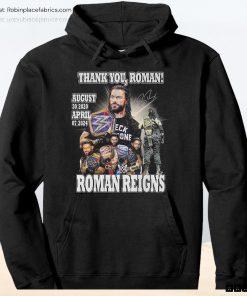 Thank You Roman Reigns August 30 2020 April 07 2024 Unisex Shirt