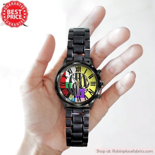 The 1975 Black Stainless Steel Watch