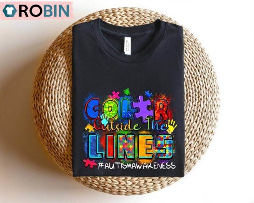 The Lines Autism Awareness Shirt, Autism Mom Sweater Hoodie