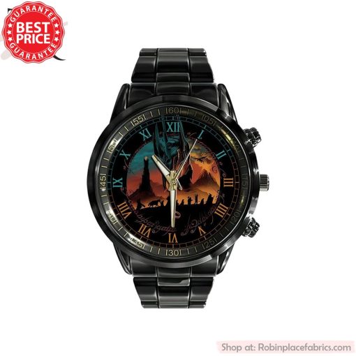 The Lord Of The Rings Black Stainless Steel Watch