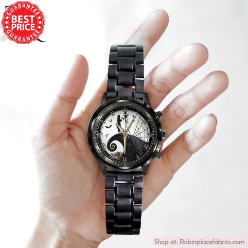 The Nightmare Before Christmas Black Stainless Steel Watch