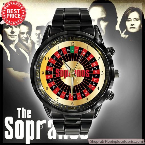 The Sopranos Black Stainless Steel Watch