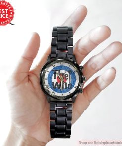 The Who Black Stainless Steel Watch