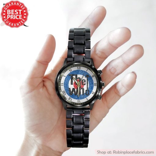 The Who Black Stainless Steel Watch