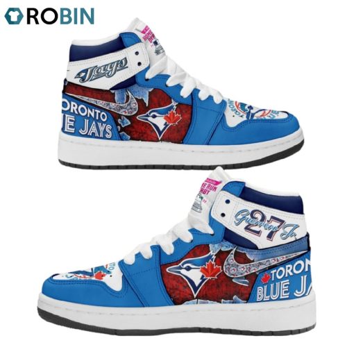 Toronto Blue Jays Vladimir Guerrero Jr Air Jordan 1 Hightop Sneaker Boots