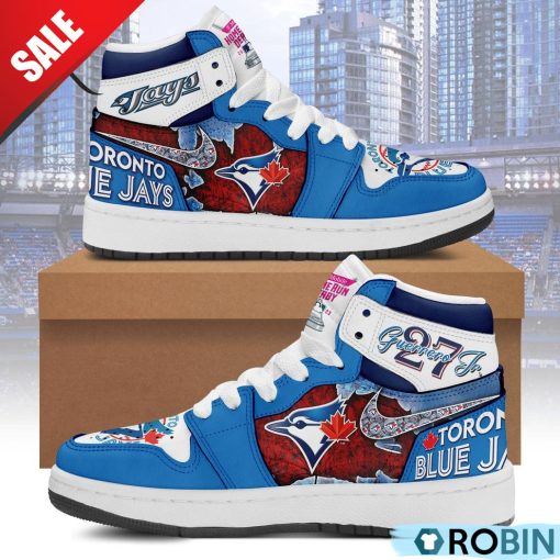 Toronto Blue Jays Vladimir Guerrero Jr Air Jordan 1 Hightop Sneaker Boots