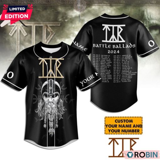 TYR Battle Ballads 2024 Custom Baseball Jersey