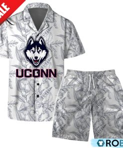 Uconn Huskies NCAA Men’s Basketball Final Four Pattern Hawaiian Set
