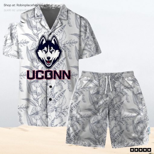Uconn Huskies Ncaa Mens Basketball Final Four Pattern Hawaiian Shirt