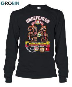 Undefeated 2024 29 0 Bundesliga Deutscher Champions Bayer 04 Leverkusen Unisex Shirt