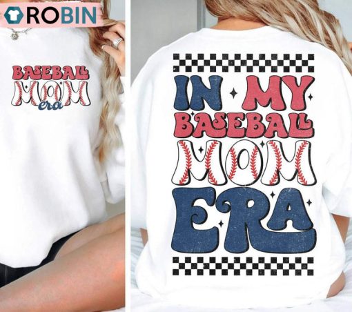 Unique In My Baseball Mom Era Shirt, Baseball Lover Unisex Shirt, Hoodie, Sweatshirt