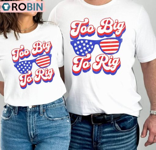 Unique Too Big To Rig Trump 2024 Shirt, President Trump Long Sleeve Sweater