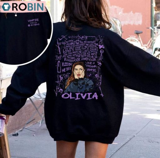 Vampire Lyrics Guts Album Shirt, Olivia Rodrigo Unisex Shirt, Hoodie, Sweatshirt