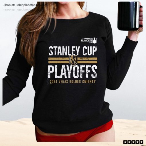 Vegas Golden Knights 2024 Stanley Cup Playoffs Crossbar Unisex Shirt
